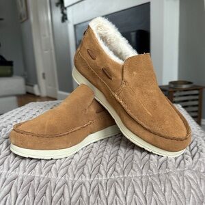 New Sperry Women's Tan Suede Loafers Sz 7